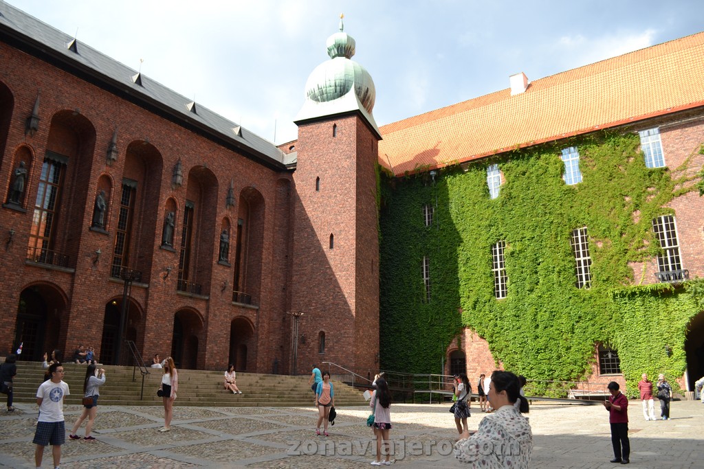 Stadshuset para ver un día de crucero