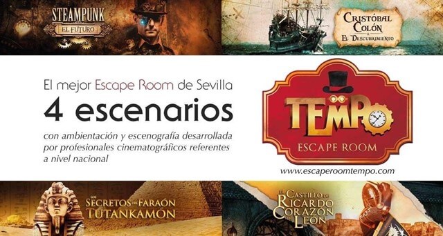 los mejores escape room de sevilla tempo