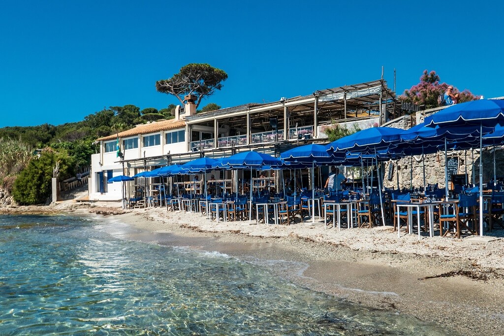 Plage des Salins Saint Tropez