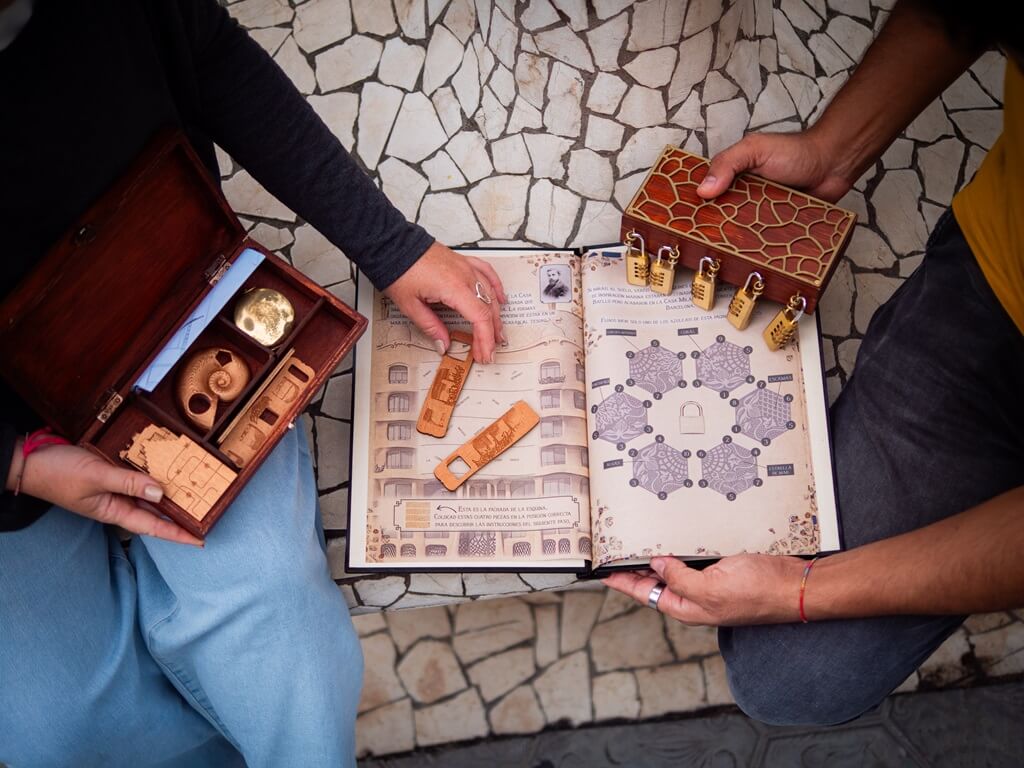 Street Escape Gaudi y el tesoro escondido mapa