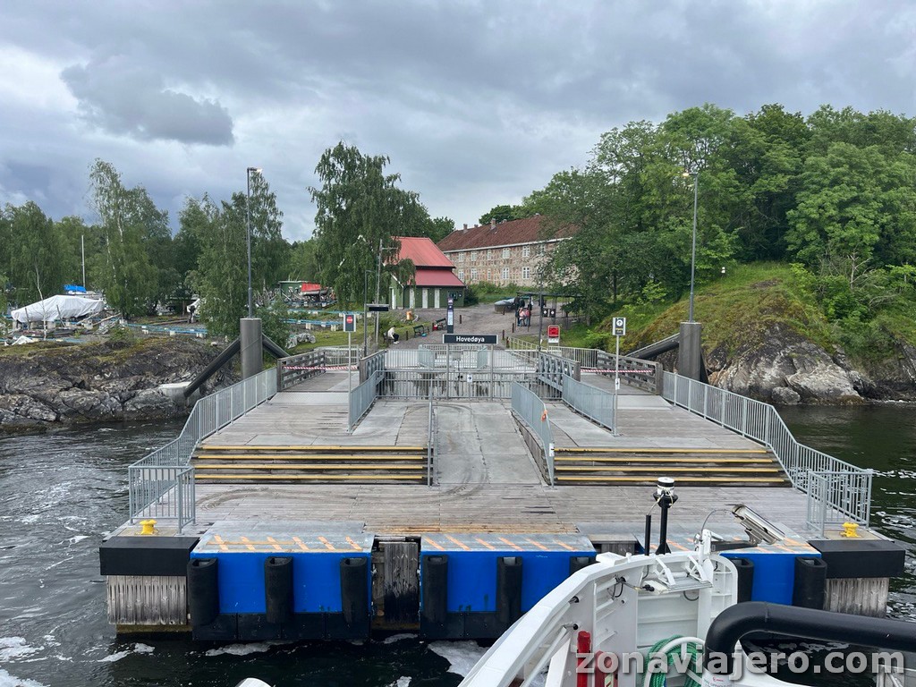 Hovedoya isla fiordo oslo