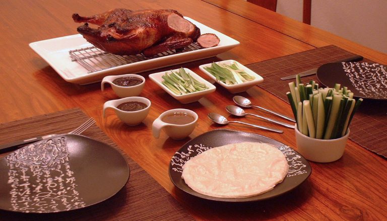 Pato a la Pekín, plato tradicional de la cocina china