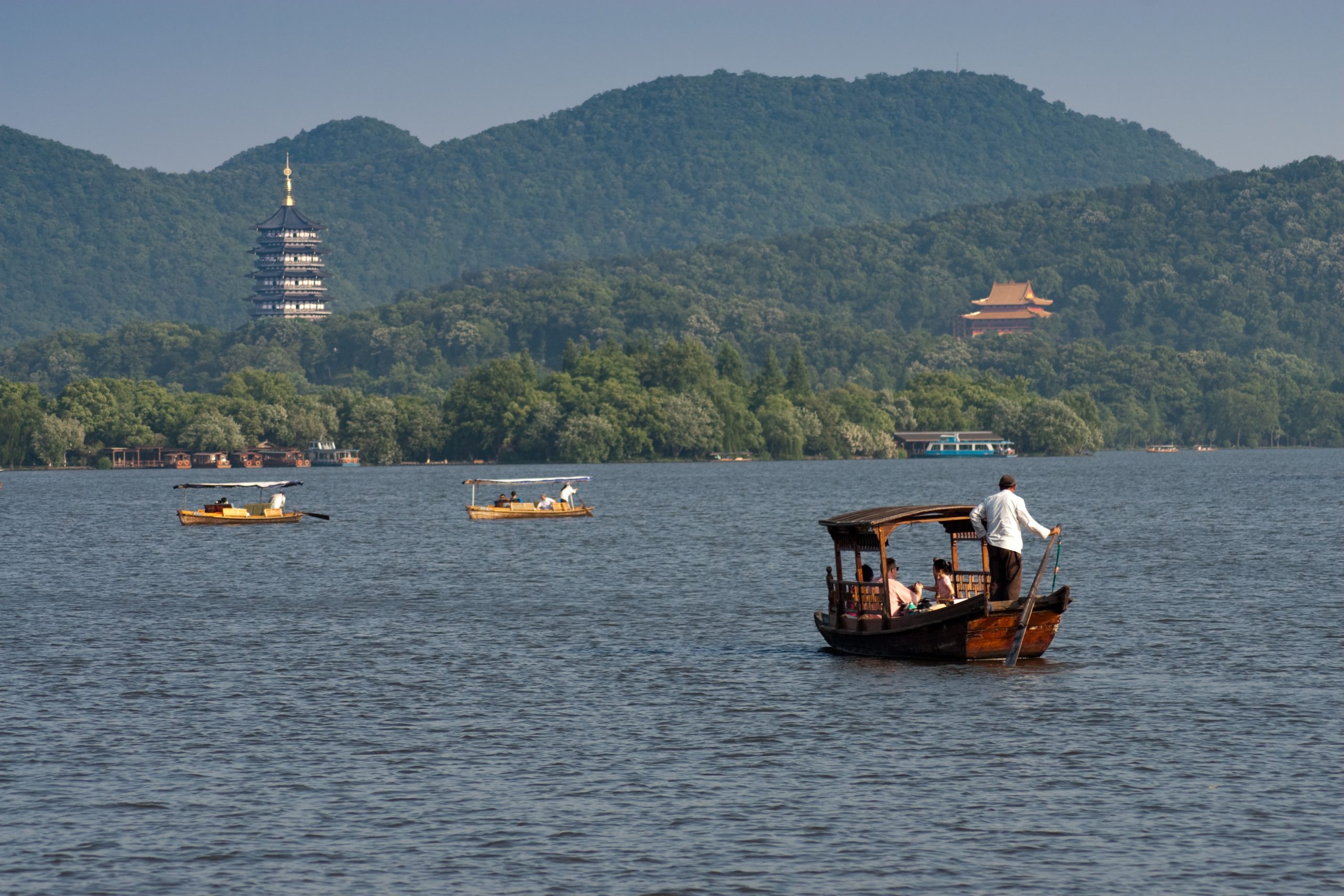 Lago Oeste (Xi Hu) de Hangzhou, China