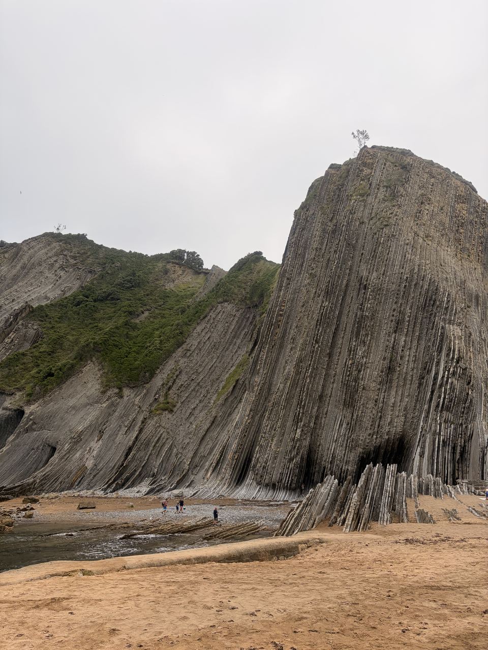 Acantilados del flysch de Zumaia, capas de roca formadas durante millones de años