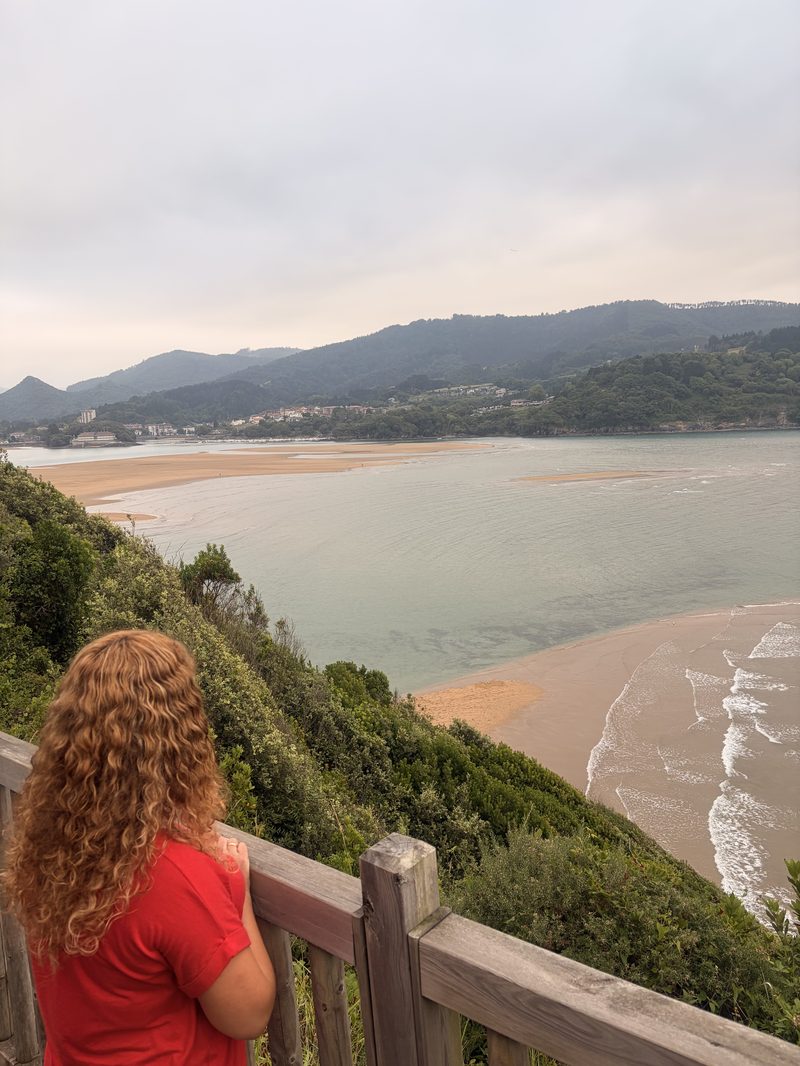 Mirador de Santa Katalina en Mundaka, con vistas a la ría de Urdaibai y la playa de Laida