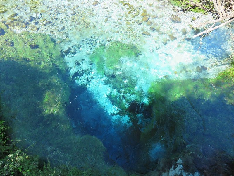 Manantial del Blue Eye (Syri i Kaltër), cerca de Saranda