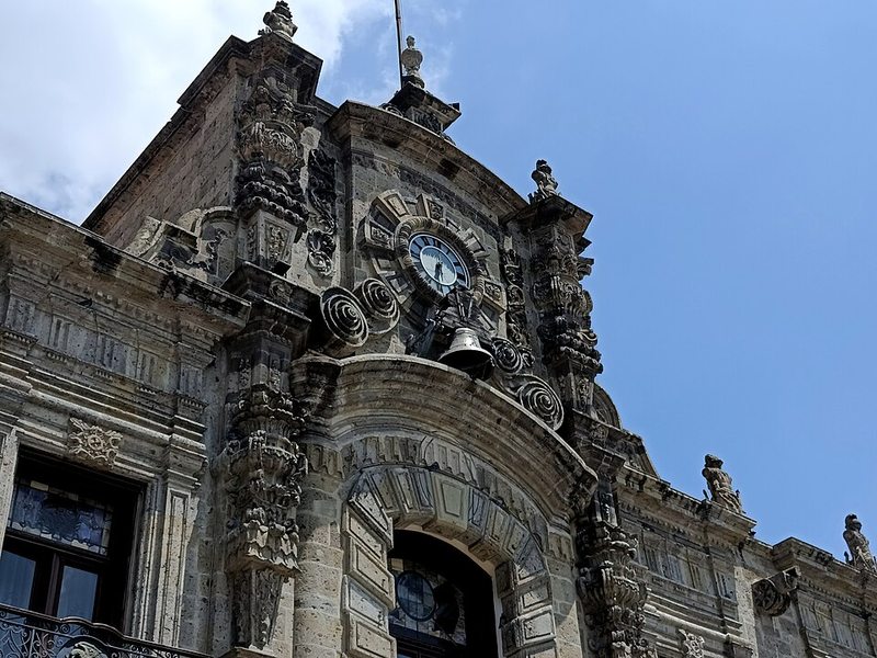 Fachada del Palacio de Gobierno de Jalisco en Guadalajara