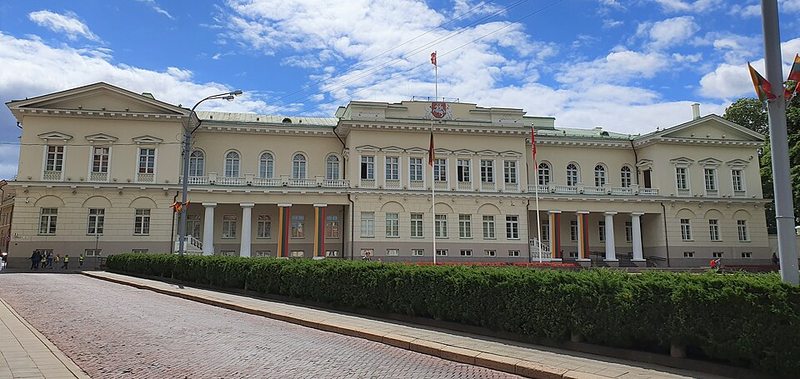 Palacio Presidencial de Vilna en la Plaza Daukantas
