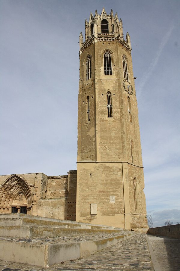 Torre campanario de la Seu Vella de Lleida