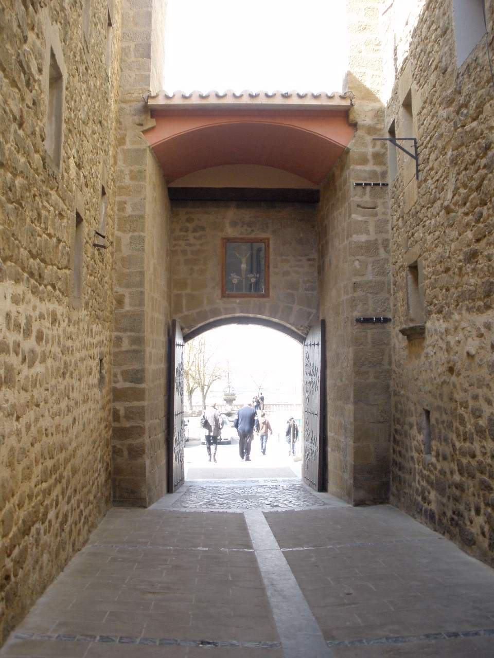 Portal de la muralla medieval de Laguardia, en la Rioja Alavesa