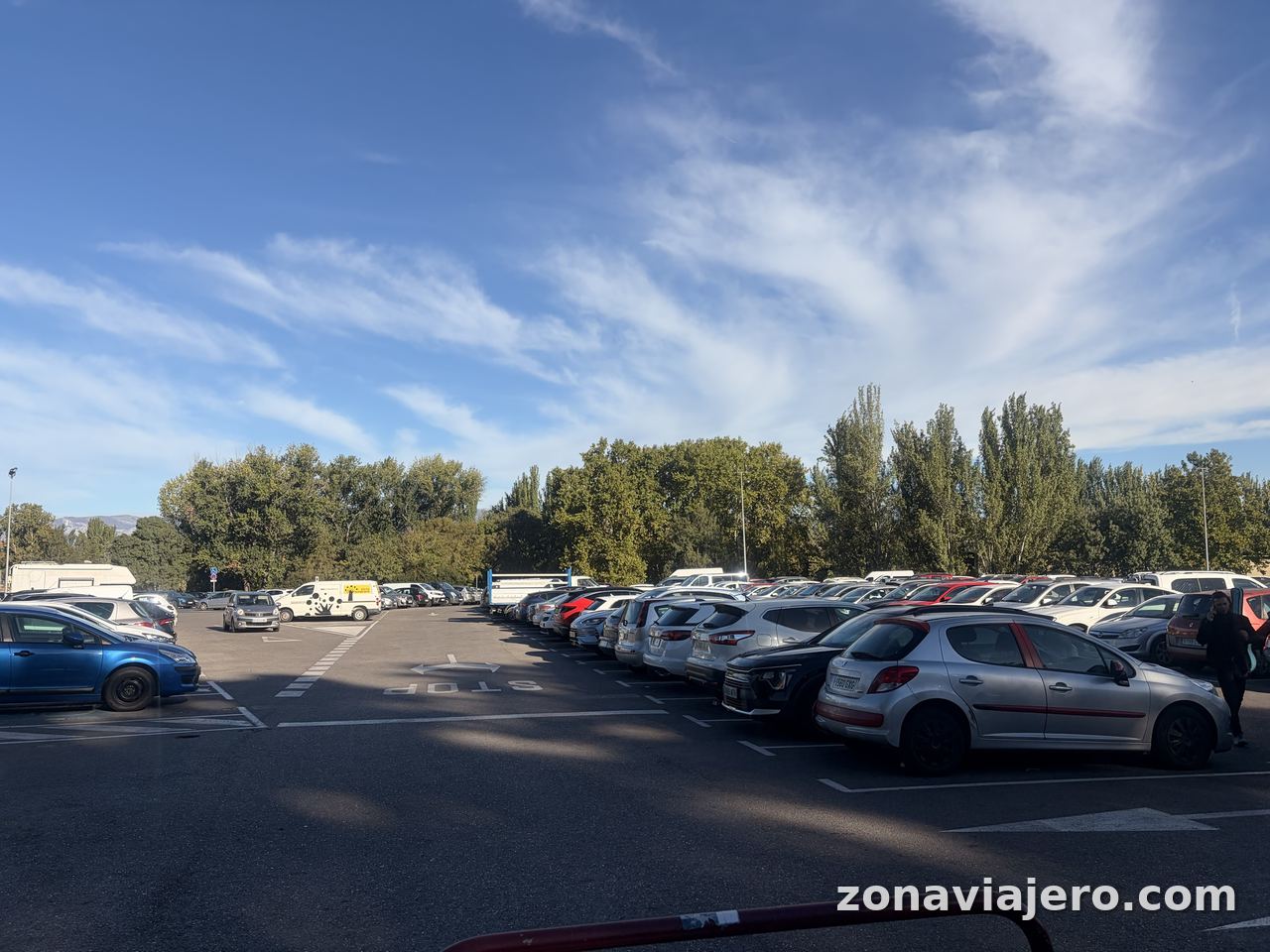 Aparcamiento gratuito del Revellín en Logroño, junto al casco antiguo