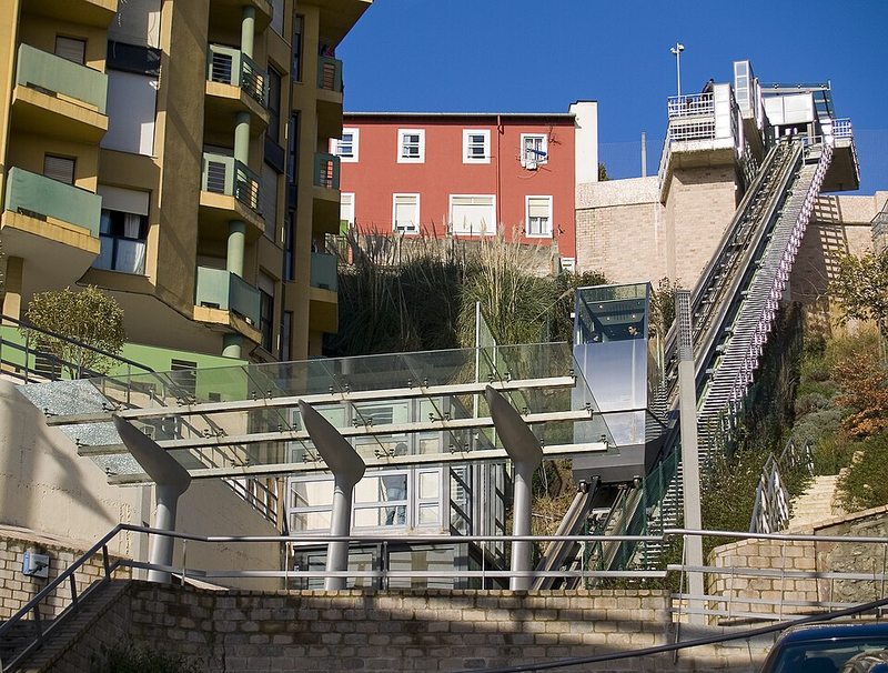Funicular del Río de la Pila, que une la zona de General Dávila con el centro de Santander