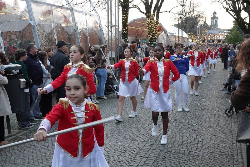 Parada de Navidad por las calles del centro de Braga